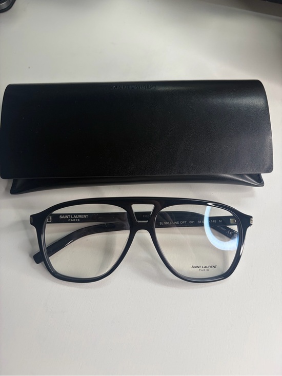 Saint Laurent Accessories - Saint Laurent Black Optical Glasses with Case